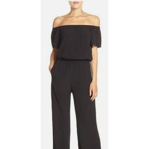 Charles Henry Black Jumpsuit XS
